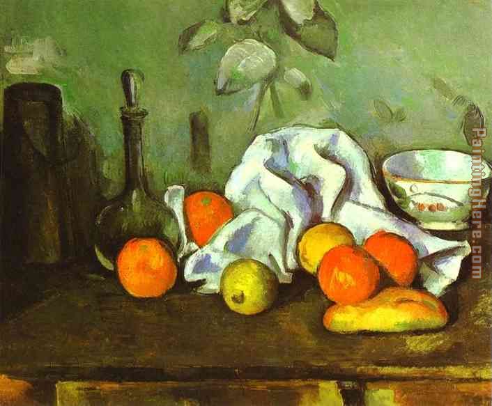 Still Life with Fruit painting - Paul Cezanne Still Life with Fruit art painting